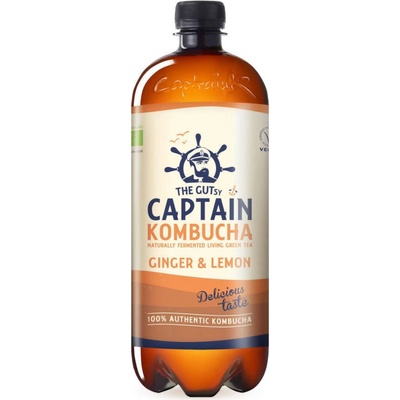 Captain kombucha zázvor a citrón 1 l