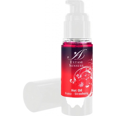 Extase Sensuel masážny olej s hrejivým efektom jahoda 30 ml