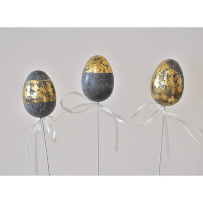 Lepaso Plastová vajíčka na špejli, s/12, 4 cm