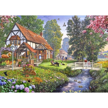 Image 1 of Bluebird Puzzle - Puzzle Steve Crisp: Peaceful Sunday - 500 piese