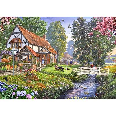 Bluebird Puzzle - Puzzle Steve Crisp: Peaceful Sunday - 500 piese