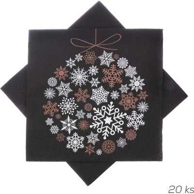 Orion Servírovací ubrousky baňka papír mix 33x33cm