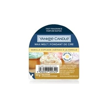 Yankee Candle vonný vosk do aromalampy Vanilla Cupcake 22 g
