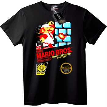 NOONEBRAND Тениска Super Mario Bros. NES - 5XL, Black