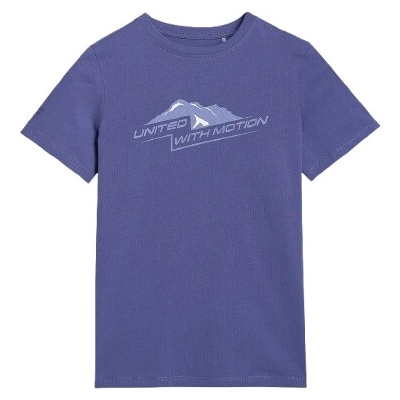 4F Tshirt M2404 modrá