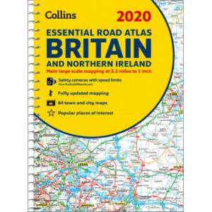 2020 Collins Essential Road Atlas Britain and Northern Ireland | Collins Maps (ISBN: 9780008318703)