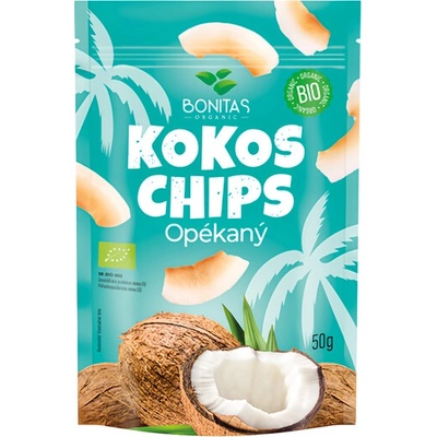 Bonitas bio Kokosové chipsy opékané 50 g