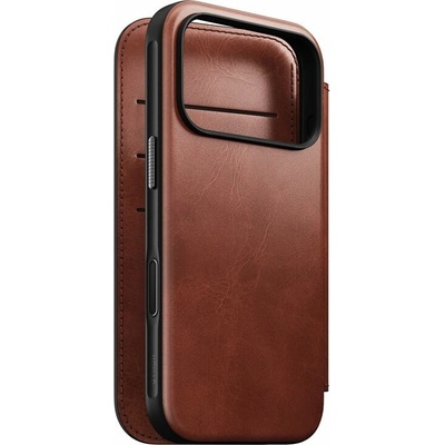 Nomad puzdro Modern Leather Folio Magsafe Horween pre iPhone 17 Pro - Olde Dublin NM014094858
