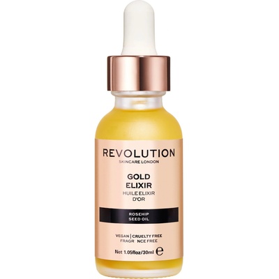 Revolution Beauty Възстановяващ серум за лице Gold Elixir, 30 ml