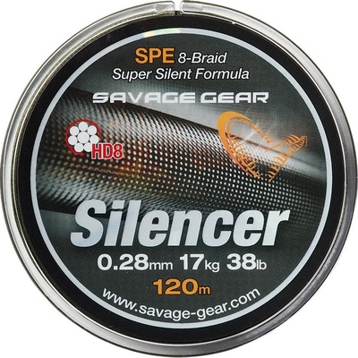 Savage Gear Šnúra Silencer Braid 120m 0,09mm 4,7kg