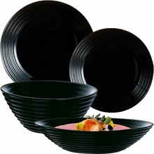 Luminarc Jedálenská súprava HARENA Black 19 ks