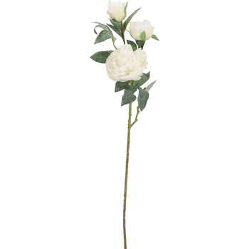 Bizzotto ИЗКУСТВЕНО ЦВЕТЕ peony evelyn 90cm БЯЛО (0170659)