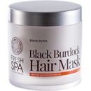Natura Siberica maska pre podporu rastu vlasov Čierny Lopúch Bania Detox 400 ml