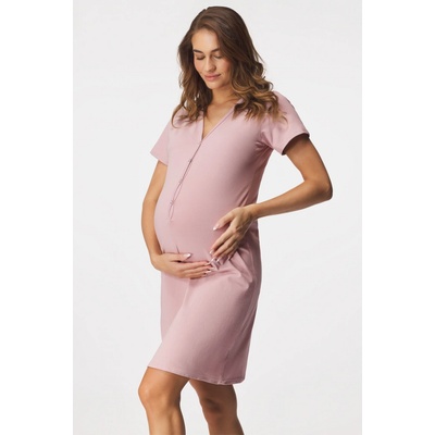 Anda mateřská kojicí košilka Abigail růžová – Zboží Dáma