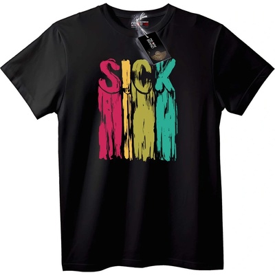 NOONEBRAND Тениска Болен Стил - 4XL, Black