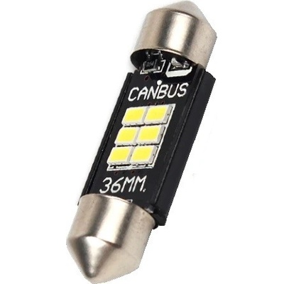 LEDAutozarovky.cz C5W SV8,5 - 6x SMD 3020 12V 2W