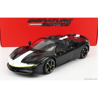 Bburago Ferrari Sf90 Stradale Spider Assetto Fiorano 2019 Black 1:18