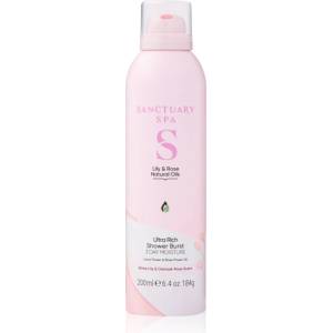 Sanctuary Spa Lily & Rose Natural Oils душ пяна с подхранващ ефект 200ml