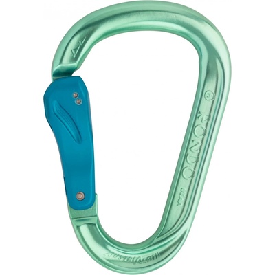AustriAlpin HMS карабинер Austrialpin HMS Rondo Alu Slide-Autolock HMS carabiner - Green Anodized - размер One Size (323-0216-0111)