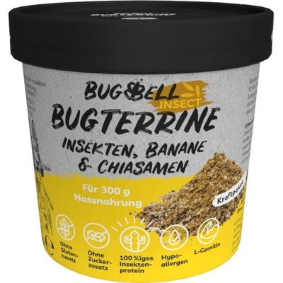 BugBell BugTerrine Adult s hmyzem banánem a chia semínky 100 g