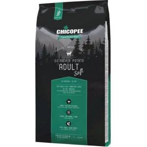 Chicopee Полувлажна храна за кучета мини породи с щраус Chicopee Holistic Soft Ostrich&Potato, мека гранула - 12кг