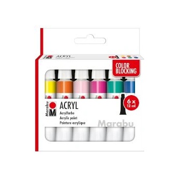 Image 1 of Marabu Акрилни бои Color Blocking 6х12мл