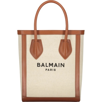 Balmain Paris Tote Brown shopper kabelka Béžová