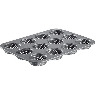 Westmark forma perforovaná na 12 burger-housek MINI 6 cm
