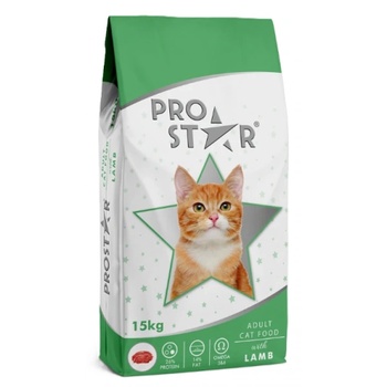 HERMOS Prostar Adult Cat Food Lamb - Пълоценна храна за пораснали котки с агне 15 кг, Турция