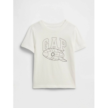 GAP Детска тениска с логото на GAP GAP | Byal | Момчешки | 12-18 месеца