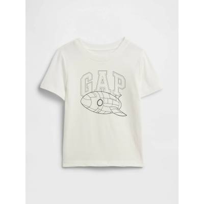 GAP Детска тениска с логото на GAP GAP | Byal | Момчешки | 12-18 месеца