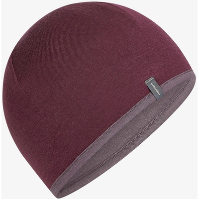 Icebreaker Čepice 200 Oasis Reversible Beanie dk berry/grey plum