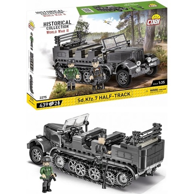 Cobi 2275 World War II Nemecké polopásové vozidlo Sd.Kfz 7