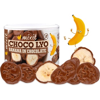 Mixit Chrumkavé banániky v čokoláde 170 g