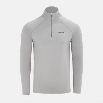 Nevica Men's Vail Zipped Winter Baselayer Top - Grey