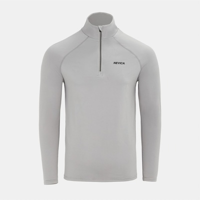Nevica Men's Vail Zipped Winter Baselayer Top - Grey