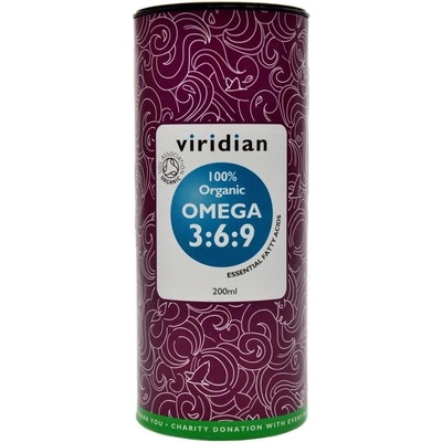 Viridian nutrition Omega 3:6:9 Oil 200 ml Organic
