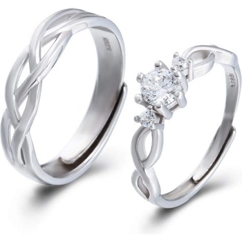 Silenti Jewelry Сребърни халки "Безкрай