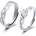 Silenti Jewelry Сребърни халки "Безкрай