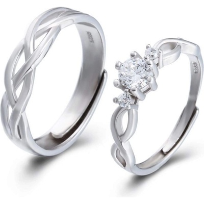 Silenti Jewelry Сребърни халки "Безкрай