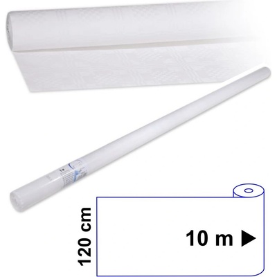 Wimex ubrus papírový 1,2x10 m bílý – Zboží Dáma