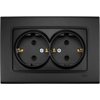 VIKO КОНТАКТ ДВОЕН ЧЕРЕН VIKO BY PANASONIC Linnera Life (8681224869400)