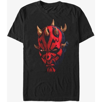 ZOOT. Fan Черна унисекс тениска Star Wars Maul Face ZOOT. Fan | Cheren | МЪЖЕ | L