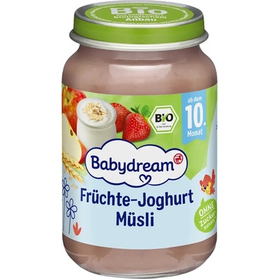 Babydream BIO ovocné pyré jogurt müsli 190 g – Zboží Dáma