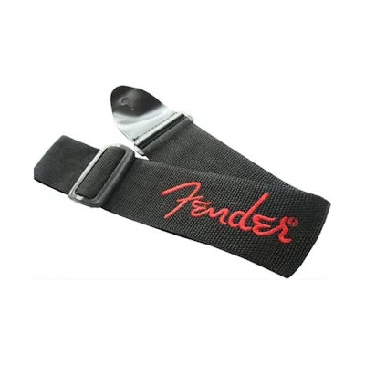 FENDER Колан за електрическа китара fender - модел poly strap red