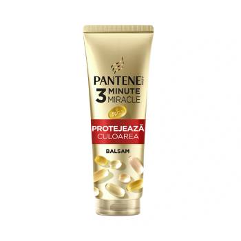Pantene Балсам за коса Pantene Pro-V Color Protect 3 Minute Miracle, За боядисана коса, 220 мл (546614)