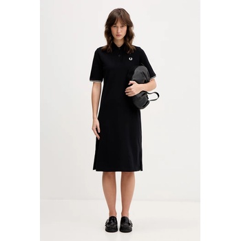 Fred Perry Памучна рокля Fred Perry (D2179)