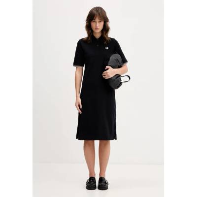 Fred Perry Памучна рокля Fred Perry (D2179)