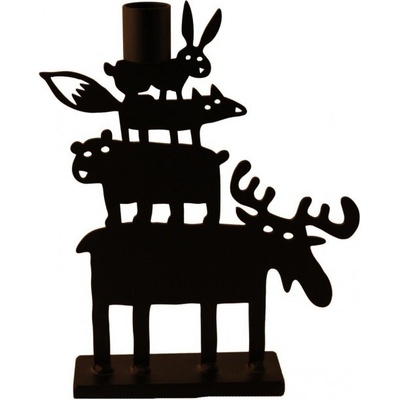 Svícen Moose Pyramid, Bengt & Lotta Švédsko velký 22 x 17,5 cm