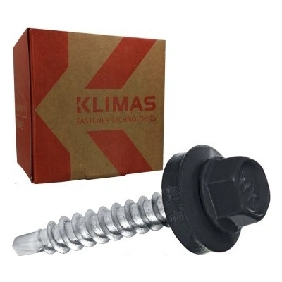 Strešné farmárske vruty 4,8X70 mm - RAL 7024